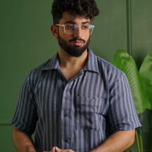 Men Coat Coller Cotton Shirts